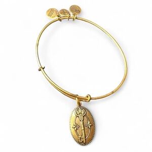 Alex and Ani Gold Key to Life Charm Bracelet